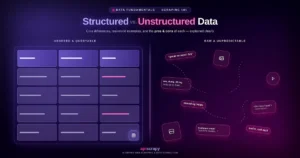 Structured versus unstructured data