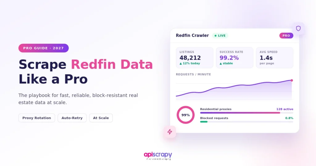 Scrape Redfin data like a pro in 2027